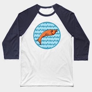 Jumping fish in the sea Baseball T-Shirt